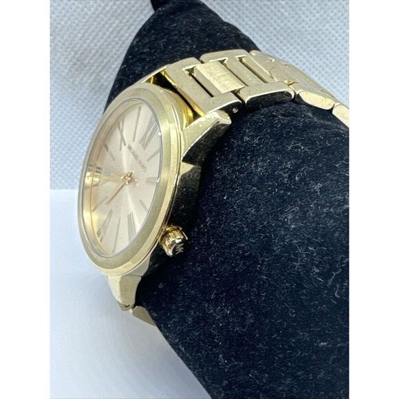 Michael Kors Hartman MK3490 Women\'s Gold Stainless Steel Analog Dial Watch JNA80